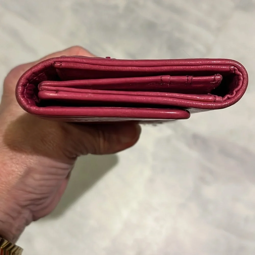 Brighton   Wallet  trifold   Dark, pink   light fuchsia  10 card slots ID holder
